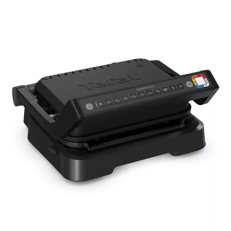 Γκριλ επαφής Tefal OptiGrill 2in1 GC7728 2100W μαύρο