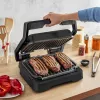 Γκριλ επαφής Tefal OptiGrill 2in1 GC7728 2100W μαύρο