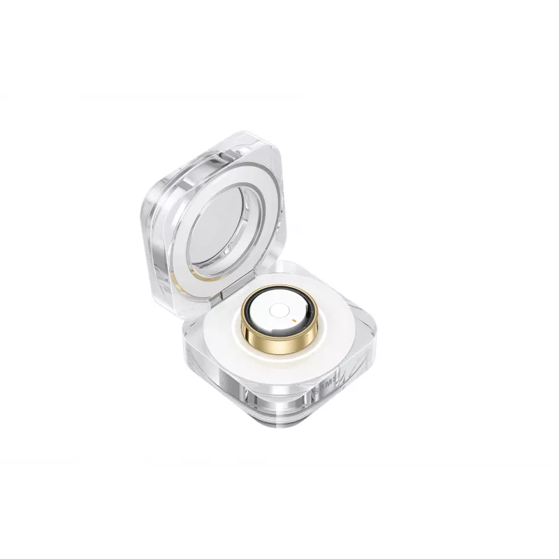 Smart Ring activity tracker Samsung Galaxy Ring χρυσό οπτικός αισθητήρας καρδιακού ρυθμού