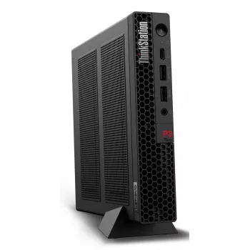 Lenovo ThinkStation P3 Tiny Intel® Core™ i5 i5-14600 32 GB DDR5-SDRAM 1 TB SSD NVIDIA RTX A400 Windows 11 Pro Mini PC Workstation Μαύρο