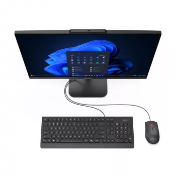 Lenovo V100 Intel® N N100 60,5 cm (23,8 ίντσες) 1920 x 1080 Pixel All-in-One-PC 16 GB DDR5-SDRAM 512 GB SSD Windows 11 Pro Wi-Fi 6 (802.11ax) Μαύρο