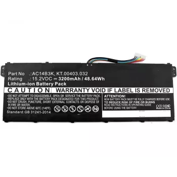CoreParts Μπαταρία φορητού υπολογιστή για Acer, Μπαταρία, Acer, Aspire ES15, Aspire ES1-572, Aspire ES1-572-31LD, Aspire ES1-572-56BP