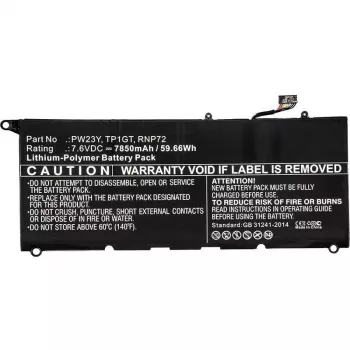 CoreParts Μπαταρία laptop για Dell, Μπαταρία, DELL, XPS 13 9360, XPS 13 9360-D1605G
