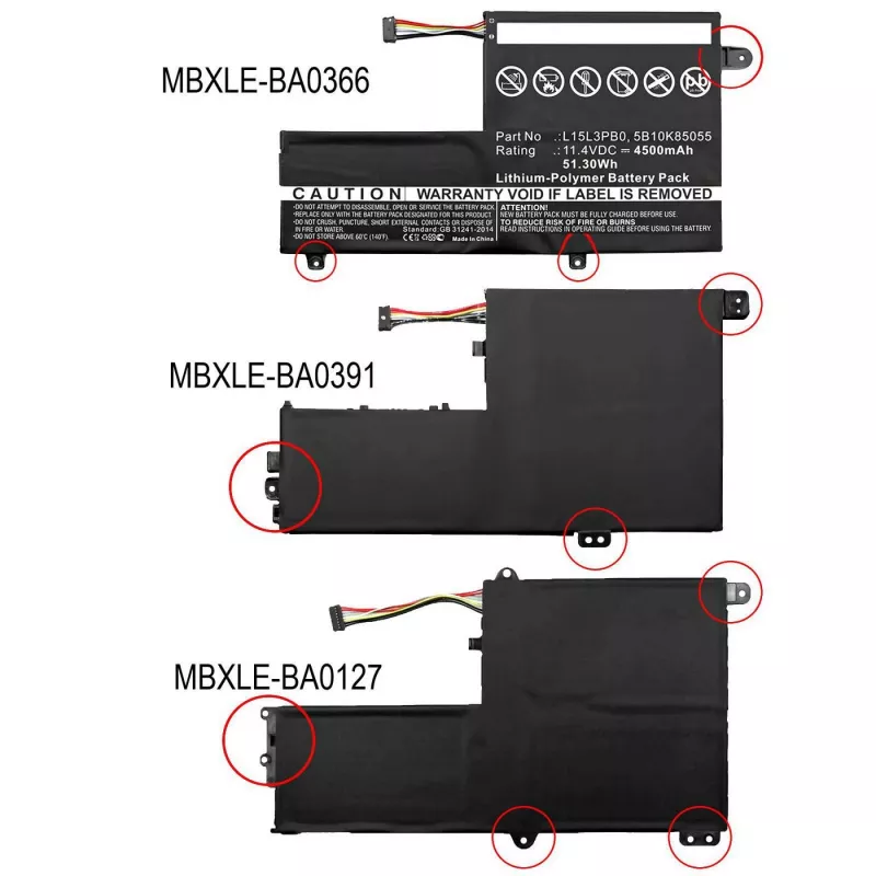 Μπαταρία ανταλλακτικού laptop CoreParts MBXLE-BA0127