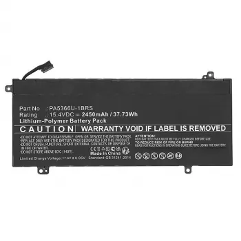 Μπαταρία φορητού υπολογιστή CoreParts MBXTO-BA0073 για Toshiba, 37,73Wh 15,4V 2450mAh