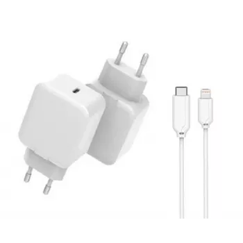 Φορητός φορτιστής CoreParts MBXUSB-AC0015 universal λευκό AC ταχείας φόρτισης εσωτερικού χώρου
