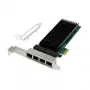 Κάρτα δικτύου PCIe x1 MicroConnect MC-PCIEX1-82575-Q με ελεγκτή Intel 82575