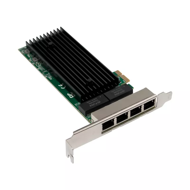 Κάρτα δικτύου PCIe x1 MicroConnect MC-PCIEX1-82575-Q με ελεγκτή Intel 82575