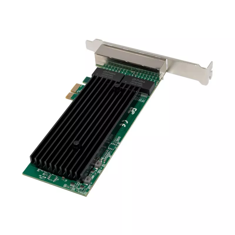 Κάρτα δικτύου PCIe x1 MicroConnect MC-PCIEX1-82575-Q με ελεγκτή Intel 82575