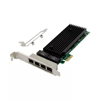 Κάρτα δικτύου τεσσάρων θυρών Gigabit MicroConnect MC-PCIEX1-82576-Q, PCIe x1, Intel 82576