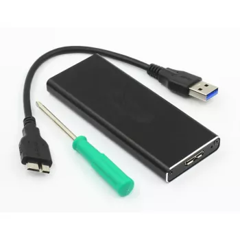 CoreParts MSACSC/USB3.0 Θήκη μονάδας αποθήκευσης Θήκη SSD Μαύρο