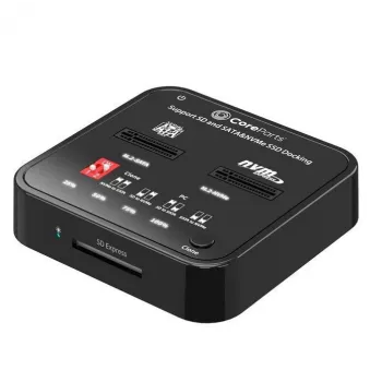 Media Duplicator CoreParts MS-CLONER-M2-SD μαύρο USB Type-C M.2