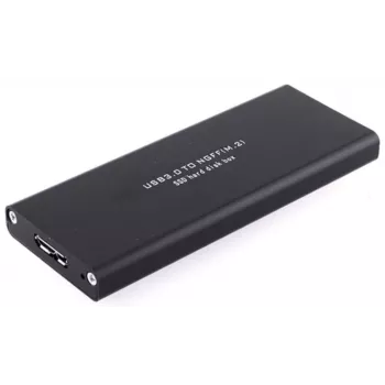 CoreParts MSUB4300 Θήκη αποθήκευσης Θήκη HDD/SSD Μαύρο M.2