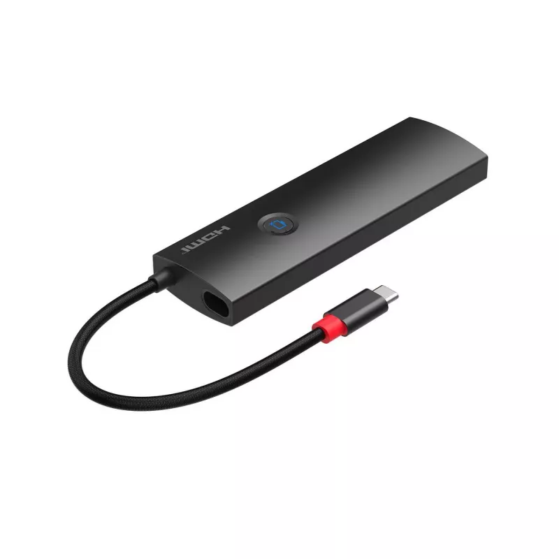 MicroConnect USB3.2CCOM20 USB-C σε HDMI Mini-Dock, 4K 60Hz, RJ45, 3x USB-A