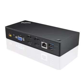 Lenovo 40A90090DK Σταθμός σύνδεσης/πολλαπλασιαστής θυρών laptop Ενσύρματο USB 3.2 Gen 1 (3.1 Gen 1) Type-C μαύρο