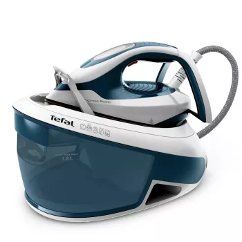 Tefal Express Power SV8111 1,8 l Durilium AirGlide Autoclean-πλάκα σιδερώματος μπλε, λευκό
