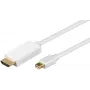 Microconnect MDPHDMI3 Καλώδιο βίντεο-προσαρμογέας 3 m Mini DisplayPort – HDMI λευκό