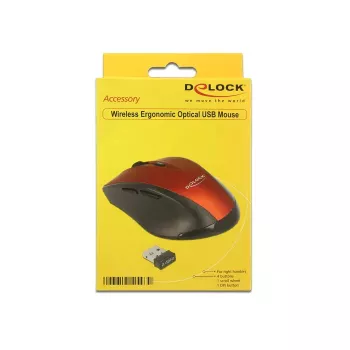 Ποντίκι DeLOCK 12493 RF Wireless οπτικό 1600 DPI