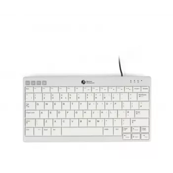 BakkerElkhuizen UltraBoard 950 V2 DE Qwertz, ενσύρματο, USB, Διακόπτες ψαλιδιού, QWERTZ, Σκούρο γκρι, Ανοιχτό γκρι