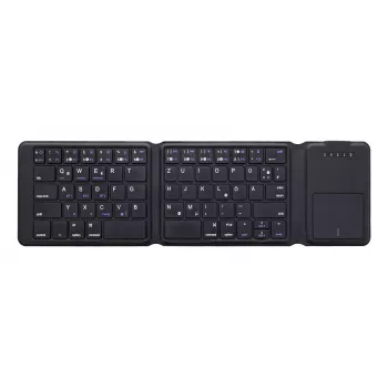 InLine 55379B Πληκτρολόγιο Universal Bluetooth QWERTZ Γερμανικό Μαύρο
