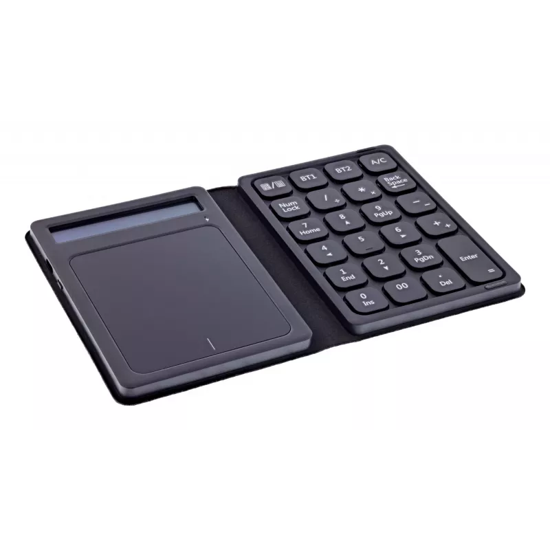 InLine 55379G Bluetooth αριθμητικό πληκτρολόγιο με touchpad και οθόνη, αναδιπλούμενο, Μαύρο