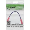 InLine Αντάπτορας αλλαγής φύλου USB-C 31654, USB-C σε USB-C, 0,2 m, κόκκινο