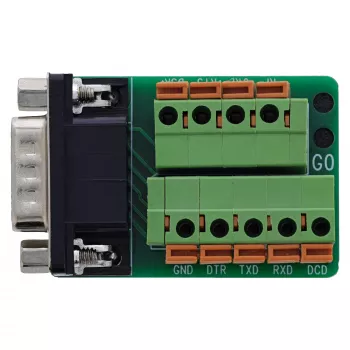 InLine 92501B Συνδετήρας καλωδίου κλέμα / D-Sub 9 μαύρο, πράσινο