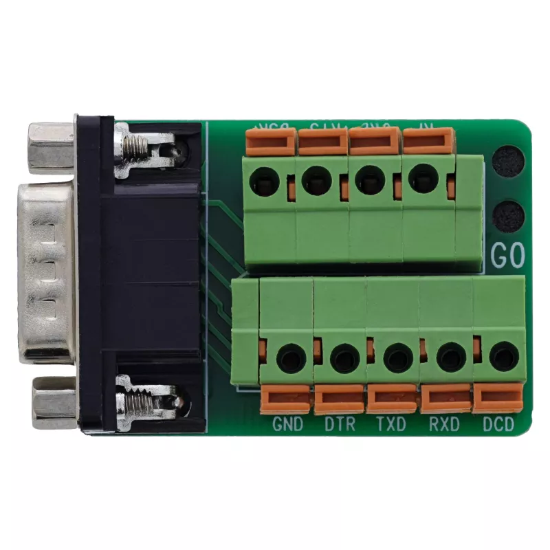 InLine 92501B Συνδετήρας καλωδίου κλέμα / D-Sub 9 μαύρο, πράσινο