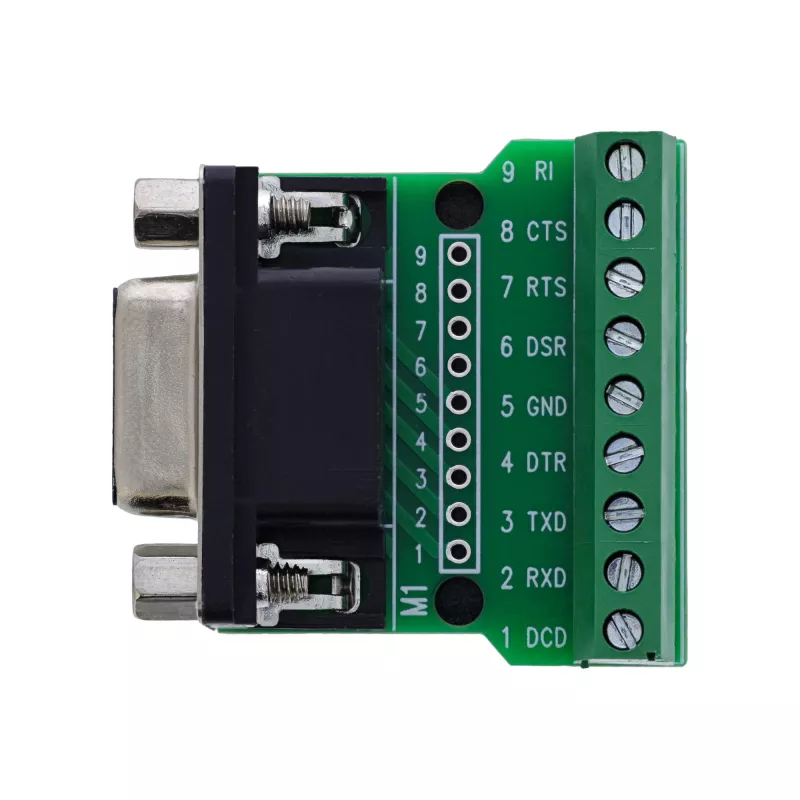 InLine 92501C Συνδετήρας καλωδίου κλέμα / D-Sub 9 μαύρο, πράσινο