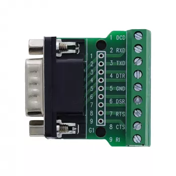 InLine 92501D Συνδετήρας καλωδίου κλέμα / D-Sub 9 μαύρο, πράσινο
