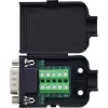 InLine 92501J Συνδετήρας καλωδίου κλέμα σειράς / D-Sub 9 μαύρο