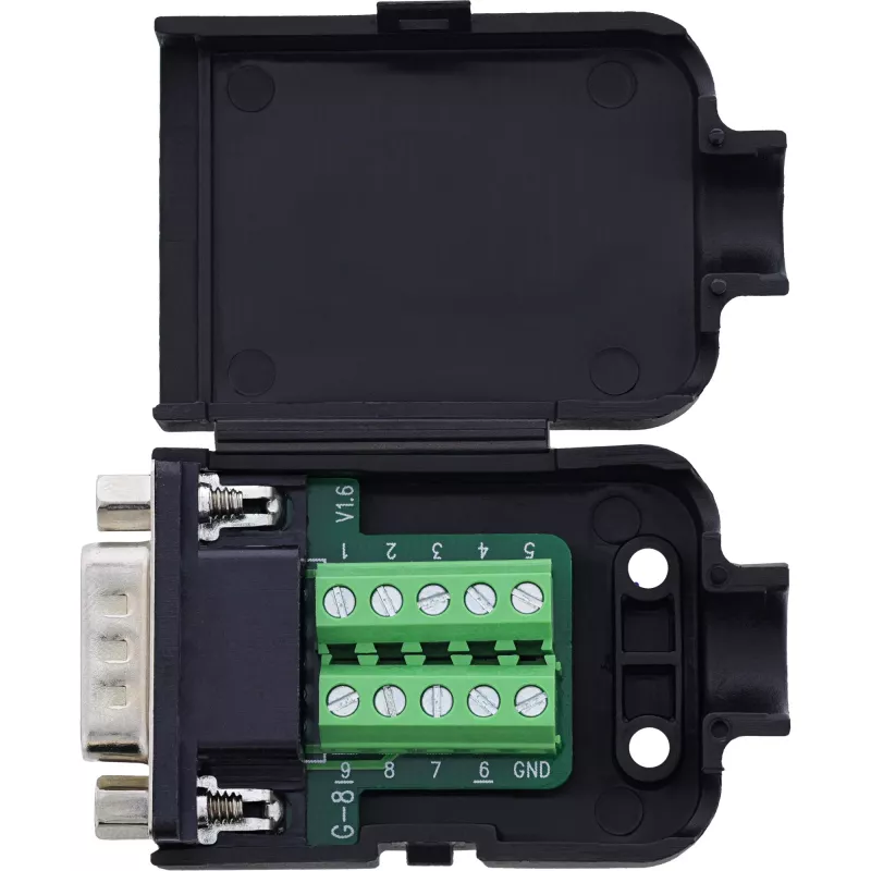 InLine 92501J Συνδετήρας καλωδίου κλέμα σειράς / D-Sub 9 μαύρο