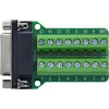 InLine 92502A Συνδετήρας καλωδίου κλέμα / D-Sub 15 μαύρο, πράσινο