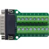 InLine 92502B Συνδετήρας καλωδίου κλέμα / D-Sub 15 μαύρο, πράσινο