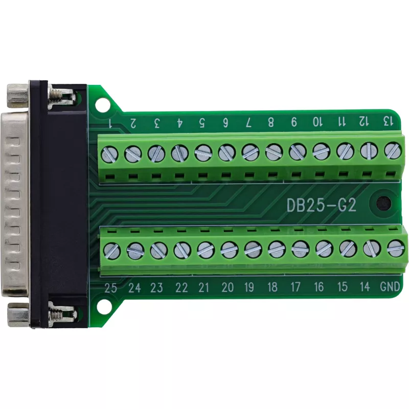 InLine 92502F Συνδετήρας καλωδίου κλέμα σειράς / D-Sub 25 πράσινο