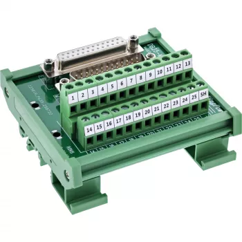 InLine 92502G Συνδετήρας καλωδίου κλέμα / D-Sub 25 πράσινο