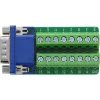 InLine 92503B Συνδετήρας καλωδίου κλέμα, VGA (HD15) μπλε, πράσινο