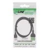 InLine 92504G Συνδετήρας καλωδίου USB-A / κλέμα, 5 ακίδων μαύρο, πράσινο