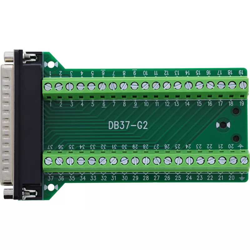 InLine 92502J Συνδετήρας καλωδίου κλέμα / D-Sub 37 μαύρο, πράσινο