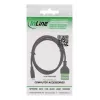 InLine 92504C Αντάπτορας καλωδίου Micro USB / κλέμα, 5 ακίδων μαύρο, πράσινο