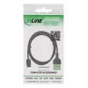 InLine 92504D Συνδετήρας καλωδίου Micro-USB / κλέμα, 5 ακίδων μαύρο, πράσινο