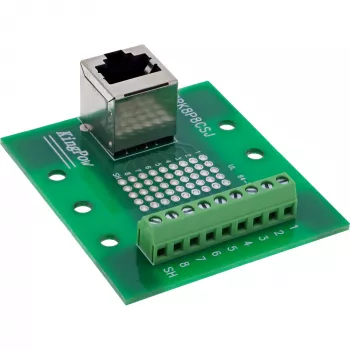 InLine 92505A Συνδετήρας καλωδίου RJ45 8P8C / σειριακός ακροδέκτης 9 πόλων πράσινο