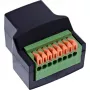 InLine 92505E Συνδετήρας καλωδίου RJ45 8P8C / σειριακός ακροδέκτης, 8πολικός μαύρο