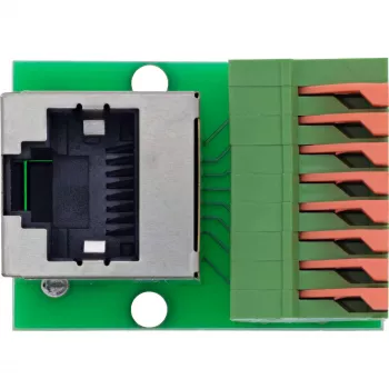 InLine 92505G Συνδετήρας καλωδίου RJ45 Cat.5e 8P8C / μπλοκ ακροδεκτών, 8πολικό πράσινο