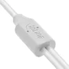 InLine 35121W Καλώδιο USB USB 2.0 1 m USB A 2 x USB C λευκό