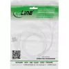 InLine 35121W Καλώδιο USB USB 2.0 1 m USB A 2 x USB C λευκό
