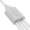 InLine 35146W Καλώδιο USB USB 2.0 0,5 m USB A 4 x USB-C λευκό