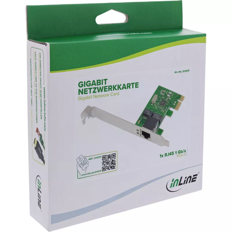 InLine 51127F Κάρτα δικτύου εσωτερική Ethernet 1000 Mbit/s