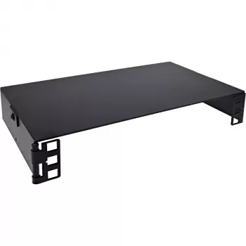 InLine 10101B 10 inch mini rack τοίχου, 1U, βάθος 15,2 cm, μαύρο