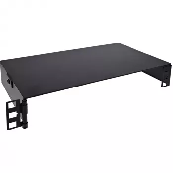 InLine 10101B 10 inch mini rack τοίχου, 1U, βάθος 15,2 cm, μαύρο